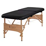 SierraComfort Basic Portable Massage Table, Black