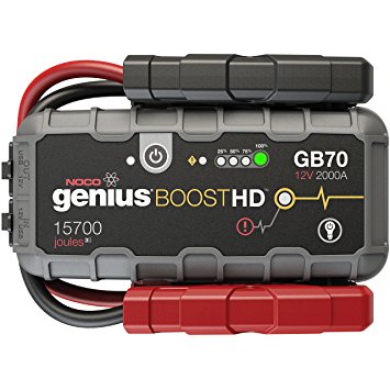 10. NOCO Genius Boost HD GB70 2000 Amp 12V UltraSafe Lithium Jump Starter