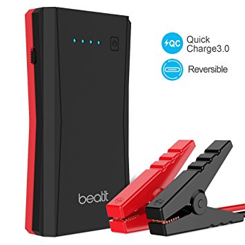 8. BEATIT TECH 500A Peak 10800mAh Portable Jump Starter Power Pack