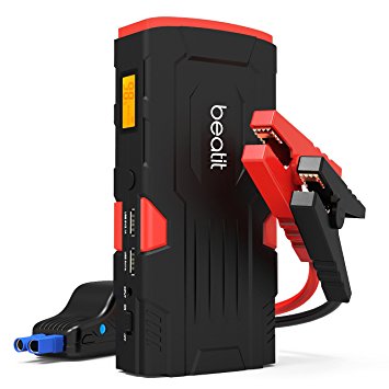 7. Beatit 800A Peak 18000mAh Portable Car Jump Starter With Smart Jumper Cables