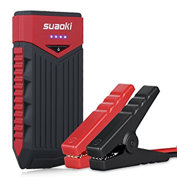 3. Suaoki T10 400A Peak 12000 mAh Portable Car Jump Starter