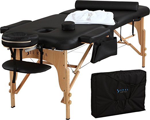 1. Sierra Comfort All-Inclusive Portable Massage Table