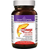 New Chapter Fish Oil Supplement - Wholemega Wild Alaskan Salmon Oil with Omega-3 + Vitamin D3 + Astaxanthin + Sustainably Caught - 120 Count