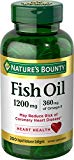 Nature's Bounty Fish Oil 1200 mg Omega-3, 200 Rapid Release Softgels