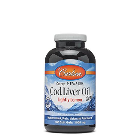 10. Carlson Lightly Lemon Cod Liver Oil
