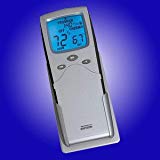 Skytech 9800325 SKY-3301P2 Backlit Programmable Fireplace Remote Control with Thermostat