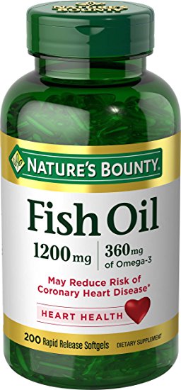 2. Nature's Bounty Fish Oil 1200 mg Omega-3