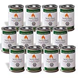 Pacific Decor Indoor/Outdoor Gel Fuel Can, 2-Hour, 4.75-Ounce, 12-Pack