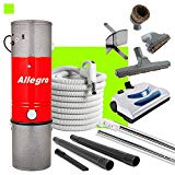 Allegro Central Vacuum MU4100 3,000 sq. ft. Unit and 30 ft Hose and Powerhead Kit