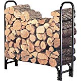 Landmann 82413 4-Foot Firewood Log Rack (Cover not included)