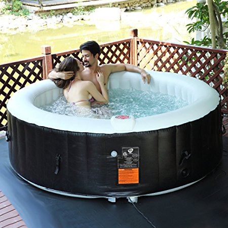 5. Goplus 6 Person Portable Inflatable Hot Tub