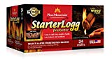 Pine Mountain StarterLogg Select-A-Size Firestarting Blocks, 24 Starts Firestarter Wood Fire Log for Campfire, Fireplace, Wood Stove, Fire Pit, Indoor & Outdoor Use