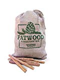 Better Wood Products Fatwood Firestarter Burlap Bag, 10-Pounds