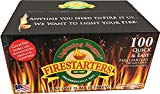 Lightning Nuggets N100SEB N100SEB-Super Economy Box Fire Starter, 100 Count Tan