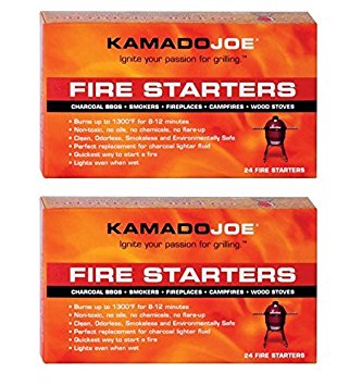 10. Kamado Joe KJFS Fire Starters - 24 Count - 2 Pack
