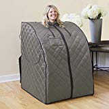 Radiant Saunas Rejuvinator Portable Personal Sauna with FAR Infrared Carbon Panels, Heated Floor Pad, Canvas Chair