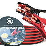 CARTMAN Booster Cable 4 Gauge x 20Ft in Carry Case UL Listed (EVA Case)