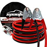 EPAuto 1 Gauge x 25 Ft. 800A Heavy Duty Booster Jumper Cable with Carry Bag And Safety Gloves