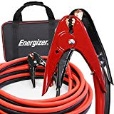 Energizer 1-Gauge 800A Heavy Duty Jumper Battery Cables 25 Ft Booster Jump Start - 25' Allows You to Boost Battery from Behind a Vehicle!