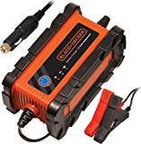BLACK+DECKER BC6BDW Fully Automatic 6 Amp 12V Waterproof Battery Charger/Maintainer with Cable Clamps