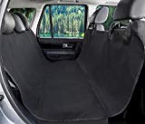 BarksBar Original Pet Seat Cover for Cars - Black, Waterproof & Hammock Convertible (Standard, Black)