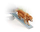 PetSafe Solvit Deluxe Telescoping Pet Ramp, Standard, 39 in. - 72 in., Portable Lightweight Aluminum Dog