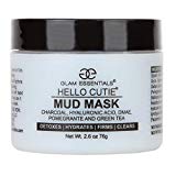 Aloe Base Mud Mask with Konjac and Free Boars Head Application Brush Reduces Irritation Made Hyaluronic Acid, Relieves Acne, Pimple and Shrinks Pores Instantly
