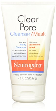 10. Neutrogena Clear Pore Facial Cleanser/Mask