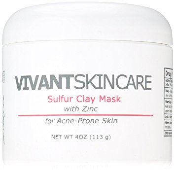 9. Vivant Skin Care Sulfur Clay Mask