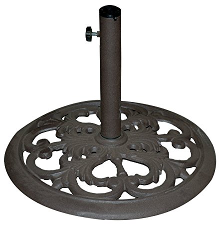 7. TropiShade 30-Pound Bronze Powder-Coated Cast Iron Umbrella Stand
