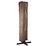 Abba Patio Outdoor Market Patio Offset Cantilever Umbrella/Parasol Cover for 9-11 Ft Umbrella, Water Resistant, Brown