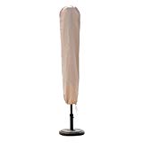 C-Hopetree Patio Umbrella Protective Storage Cover Suits 7' to 11' Outdoor Umbrella, Water Resistant, Beige