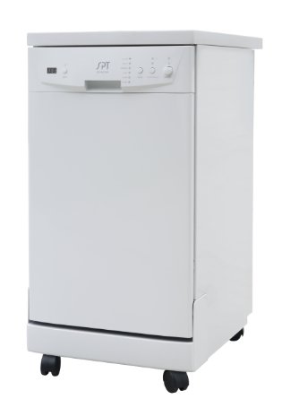 9. SPT SD-9241W Energy Star Portable Dishwasher, 18-Inch (white)