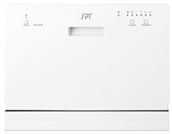 1. STP Countertop Dishwasher, White.