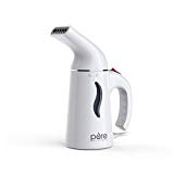 Pure Enrichment PureSteam Portable Fabric Steamer (White) - Fast-Heating, Ergonomic Handheld Design with Easy-Fill Water Tank for 10 Minutes of Continuous Steam - Ideal for Home or Travel