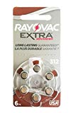 Rayovac Extra Advanced, size 312 Hearing Aid Battery (pack 60 pcs)