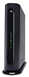 MOTOROLA MG7550 16x4 Cable Modem Plus AC1900 Dual Band Wi-Fi Gigabit Router with Power Boost, 686 Mbps Maximum DOCSIS 3.0 - Approved by Comcast Xfinity, Cox, Charter Spectrum, More (Black)