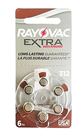 5. Rayovac Extra Advanced Hearing Aid Battery