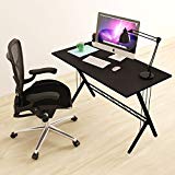 Modern Design Computer Desk Durable Workstation for Office, Home Office, Dorm Room, Black