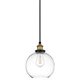 Primo Industrial Kitchen Pendant Light - Antique Brass Hanging Fixture - Linea di Liara LL-P429-AB