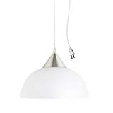 Globe Electric 64413 Pendant Lighting 11 Inch White