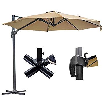 10. KOVAL INL 10ft patio cantilever offset umbrella