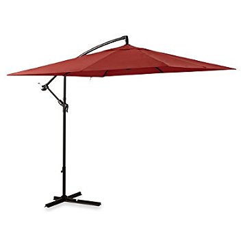 9. Foot square cantilever umbrella