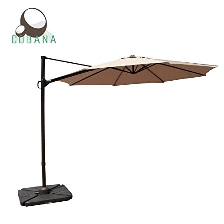 5. COBANA octagon cantilever patio umbrella