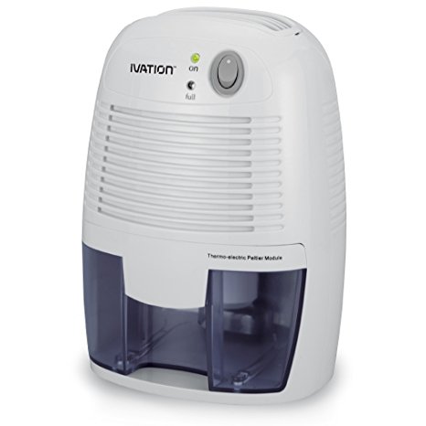 9. Ivation IVAGDM20 DehumMini Powerful Small-Size Thermo-Electric Dehumidifier