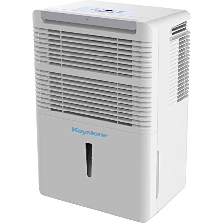 8. Keystone KSTAD50B Energy Star Dehumidifier, 50-Pint