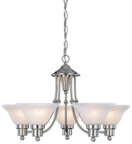 7. Hardware House 544452 Bristol 5-Light Chandelier