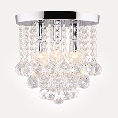 2. Surpars House Crystal Chandelier,