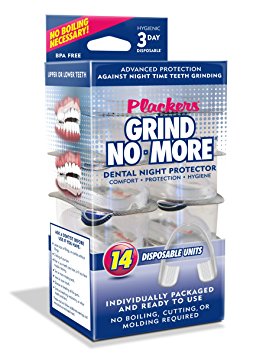 2. Plackers Grind No More Dental Night Protector, 14 Count