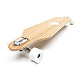White Wave Bamboo Longboard Skateboard (Cruiser)